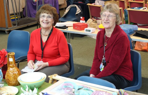 Busy at the Charities Fayre